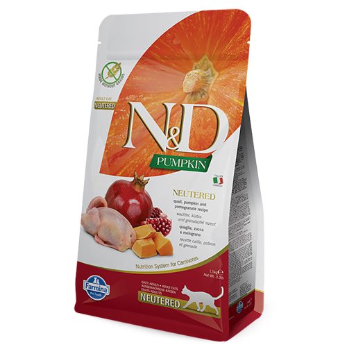 N&D Farmina, N&D Farmina Pumpkin Adult für kastrierte Katzen 5 kg