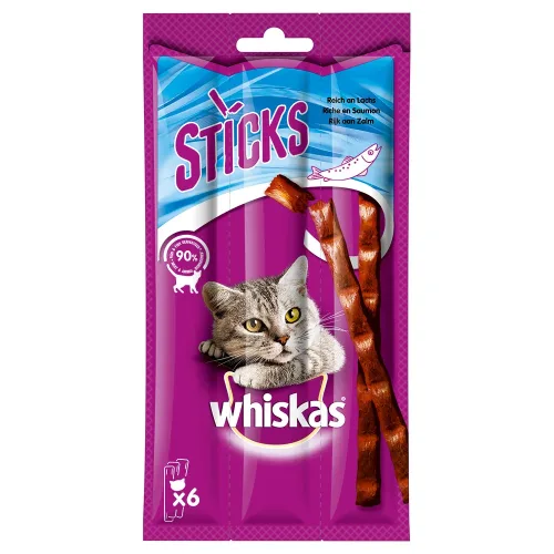 whiskas, whiskas - Whiskas Sticks Lachs 6x6g, 36g