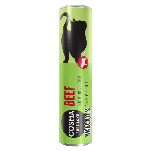 Sparpakete: 5 x Cosma Snackies - 5 x Rind (115 g)