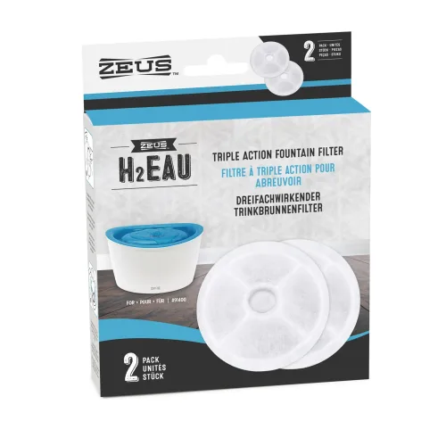 Dogit, Dogit - Ersatzfilter 2er Pack zu Trinkbrunnen Zeus, M, Weiss