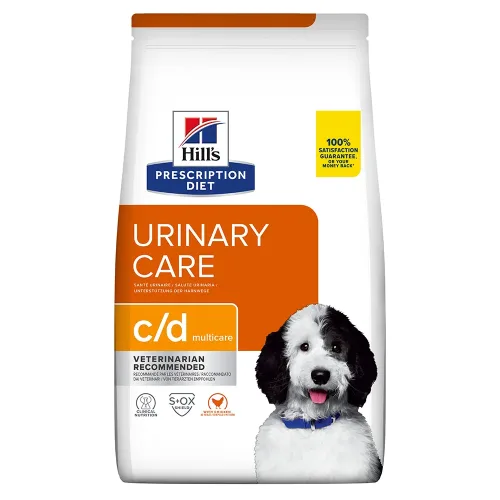 Hills, Hill's Prescription Diet c/d Multicare Hundefutter mit Huhn