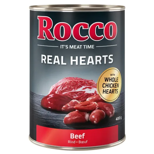 Rocco Real Hearts 6 x 400 g - Rind