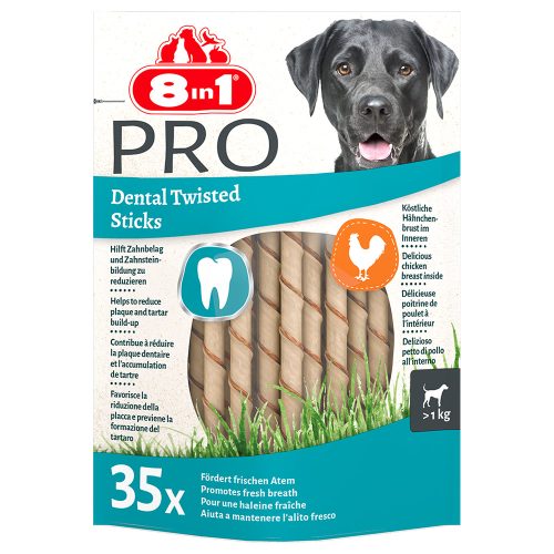 8in1, 8in1 Delights Pro Dental Twisted Sticks 35 Stück