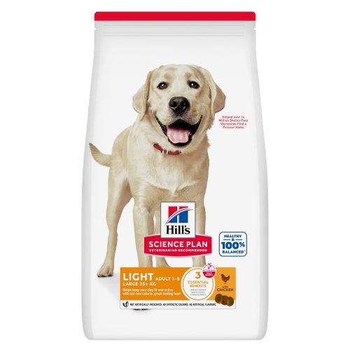 Hills, Hill's Science Plan Light Adult Large Breed mit Huhn 14 kg