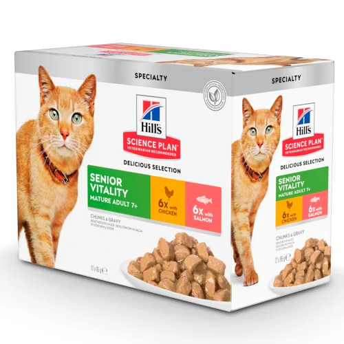 Hills, Hill's Science Plan Senior Vitality 7+ Mature Adult 12x85 g