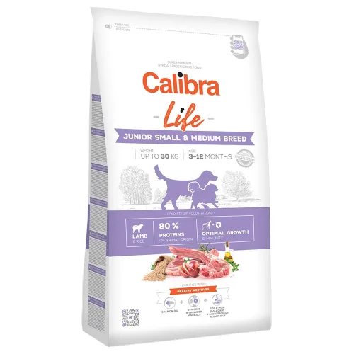 Calibra, Calibra Life Can Junior Small/Med Lamm (12kg)