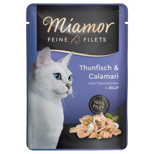 Miamor, Miamor Feine Filets Thun und Calamari (100g)