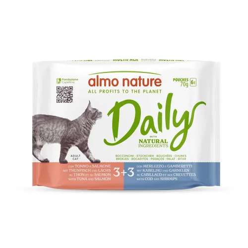 almo nature, Almo nature Daily Multipack 6x70g Fischauswahl