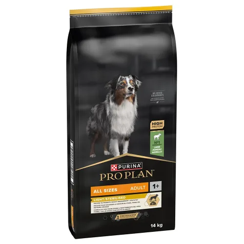 Pro Plan, PURINA PRO PLAN Adult 14 kg + passender Snack gratis! - All sizes Light Sterilised Lamm + Dental Care Medium Dog 345 g
