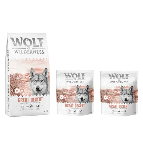 Wolf of Wilderness, Wolf of Wilderness Adult "Great Desert" Pute - getreidefrei - 12 kg (neue Rezeptur)