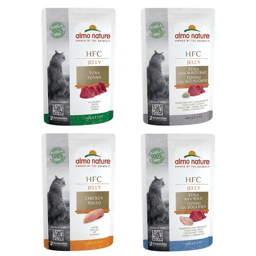 almo nature, Almo Nature HFC Jelly Huhn, Nassfutter für Katzen (55g)
