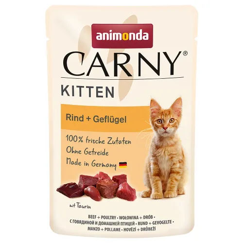 Animonda Katze Carny, Animonda Cat Portionsbeutel Carny Kitten