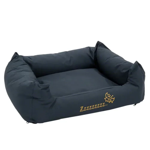 Set: Hundebett Sleepy Time mit Kissen + Vetbed® Isobed SL Hundedecke Paw - Set S