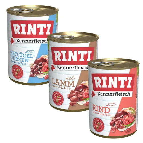 Rinti, Sparpaket RINTI Kennerfleisch 24 x 400 g - Lamm
