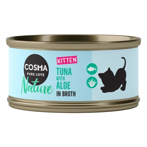 Cosma, Cosma Nature Kitten 6 x 70 g - Mix (3 Sorten)