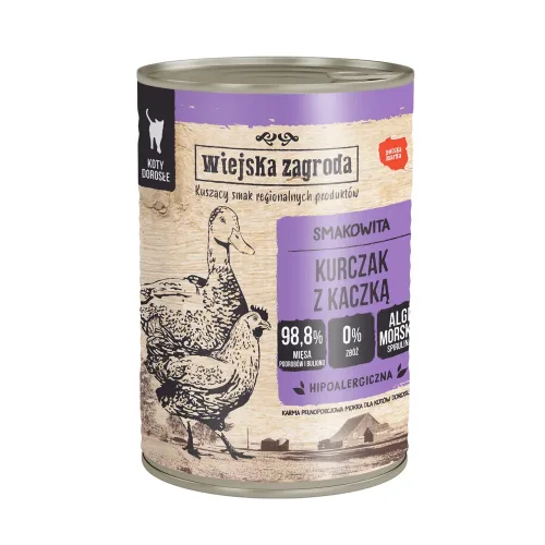 Wiejska zagroda, Wiejska Zagroda Cat 6 x 400 g - Lamm mit Krill