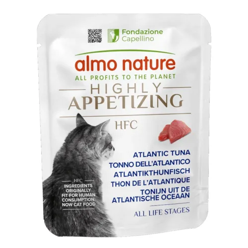 almo nature, Almo Nature HFC Highly Appetizing Thunfisch, Nassfutter für Katzen (50g)