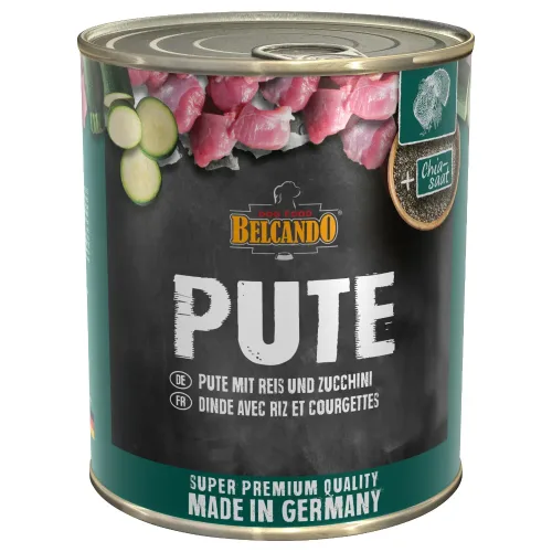 Belcando, Belcando Super Premium 6 x 800 g - Truthahn mit Reis & Zucchini