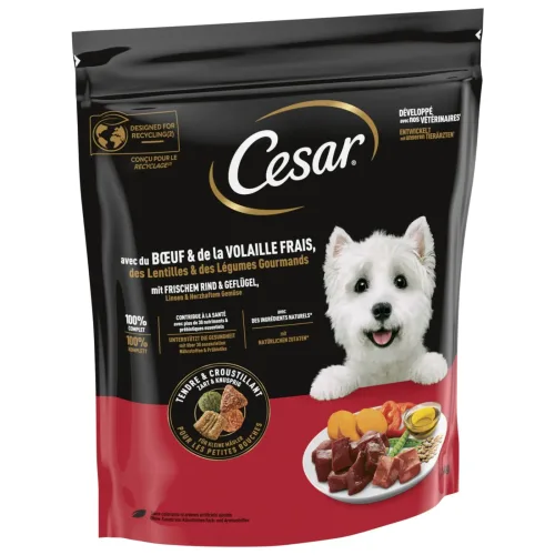 Cesar, Cesar Trocken-Hundefutter Rind & Geflügel