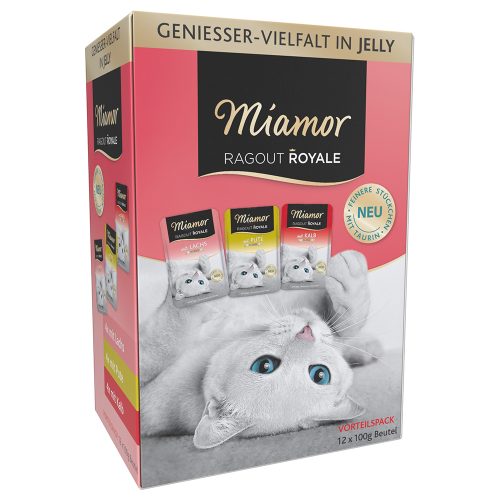 Miamor, Miamor Ragout Royale in Jelly Multipack 12x100g Pute, Lachs, Kalb