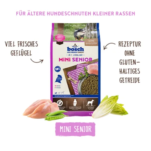 Bosch, bosch Mini Senior Geflügel 2.5 kg