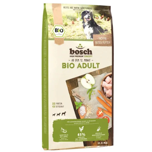 Bosch, bosch BIO Adult Hühnchen + Apfel 11.5 kg
