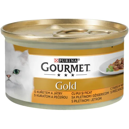 Gourmet, GOURMET Gold Zarte Häppchen Katzennassfutter Sorten-Mix 96x85g