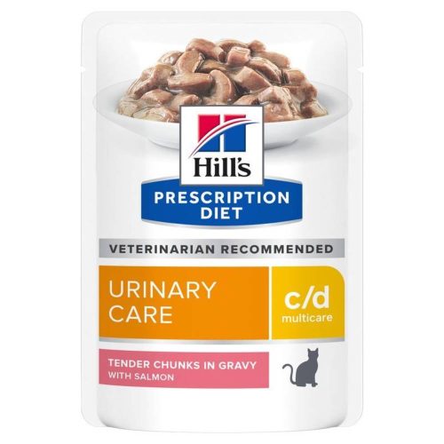 Hills, Hill's Prescription Diet c/d Multicare Urinary Care Lachs 12x85 g