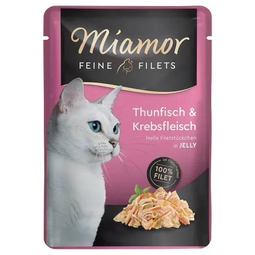 Miamor, Miamor Feine Filets Thunfisch und Krebs für Katzen (100g)