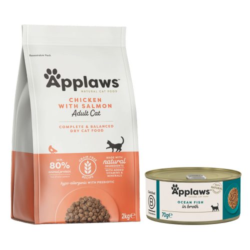 Applaws, Applaws Trockenfutter Katze Adult Huhn mit Lachs 2 kg