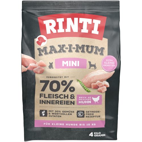 Rinti, RINTI Max-i-Mum Mini Adult Huhn 4 kg