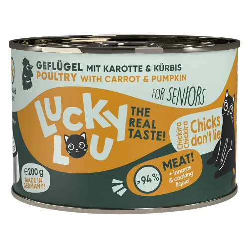 Lucky Lou, Lucky Lou Senior 6 x 200 g - Geflügel