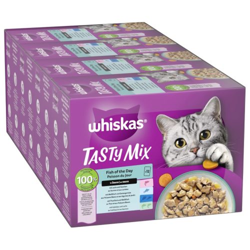 whiskas, Whiskas Tasty Mix Multipack Fish of the Day in Sauce 12 x 85g