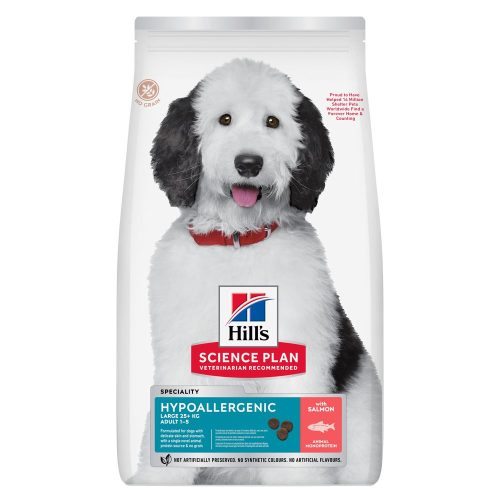 Hills, Hill's Science Plan Trockenfutter Hund, Hypoallergenic, Large Breed Adult, mit Lachs 14 kg
