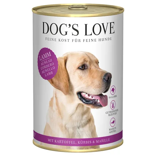 Dog's Love, Dog's Love Hunde Nassfutter Lamm