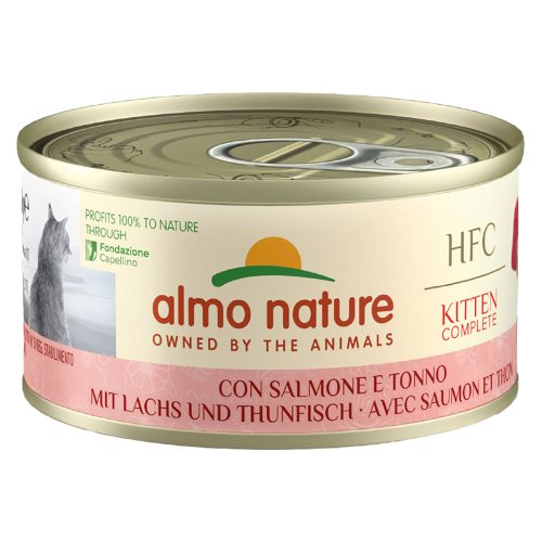 almo nature, Almo Nature Complete Kitten Lachs und Thunfisch, Nassfutter für Katzen (70g)