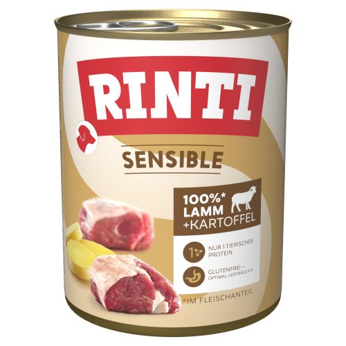 Rinti, Rinti Sensible Hundefutter mit Lamm und Kartoffel (800g)