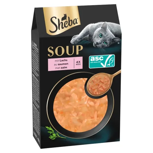 Mars Nederland B.V., Sheba Soupe - Hühnersuppe für erwachsene Katzen
