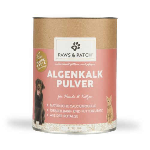 Paws & Patch, Paws and Patch Algenkalk Pulver Hunde/Katzen (250g)