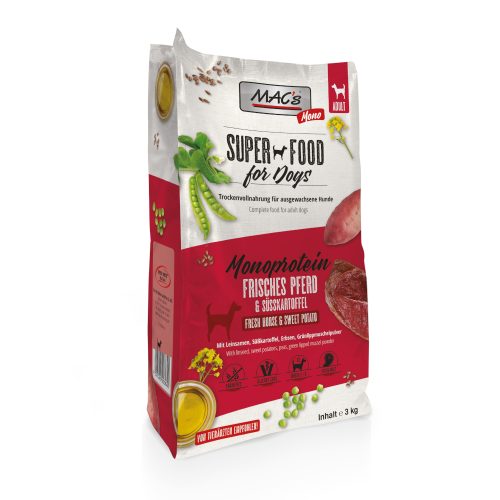 MACS, MAC's Dog Mono Adut Trockenfutter Pferd 3 kg