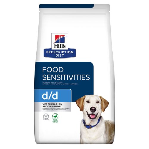 Hills, Hill's Prescription Diet d/d Futter bei Allergien, mit Ente und Reis 12 kg