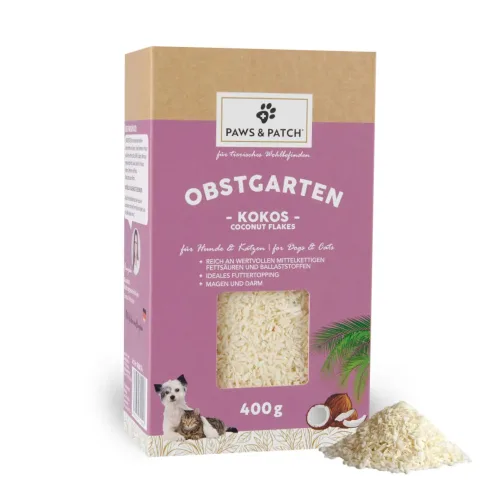 Paws & Patch, Paws & Patch Kokosflocken für Hunde und Katzen (400g)