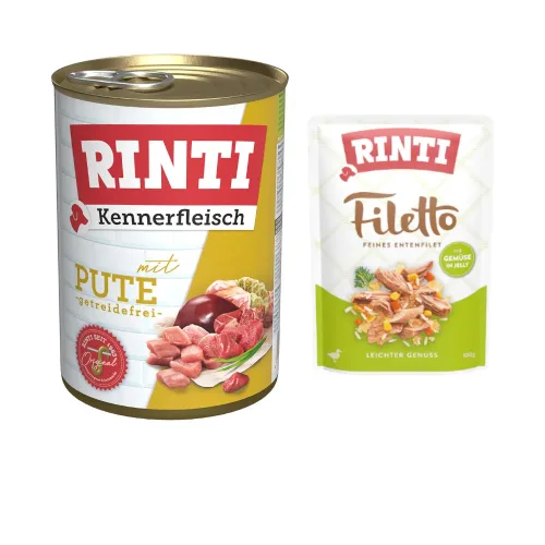 Rinti, RINTI Kennerfleisch 6 x 400 g - Pute