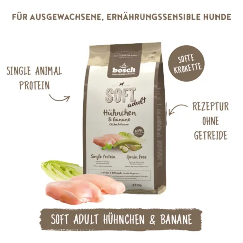 Bosch, bosch Soft Hühnchen & Banane 12.5 kg