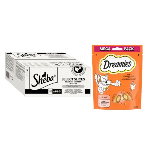 SHEBA, Sheba Multipack Katze Portionsbeutel 120 x 85 g - Selektion in Sosse (Geflügel Variation)