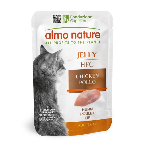 almo nature, Almo Nature HFC Jelly Huhn, Nassfutter für Katzen (55g)