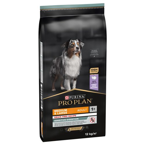 Pro Plan, PRO PLAN Adult Medium & Large Sensitive Digestion getreidefrei 12 kg