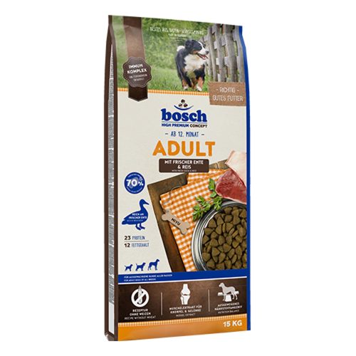 Bosch, bosch high premium Concept Adult Ente & Reis 15 kg