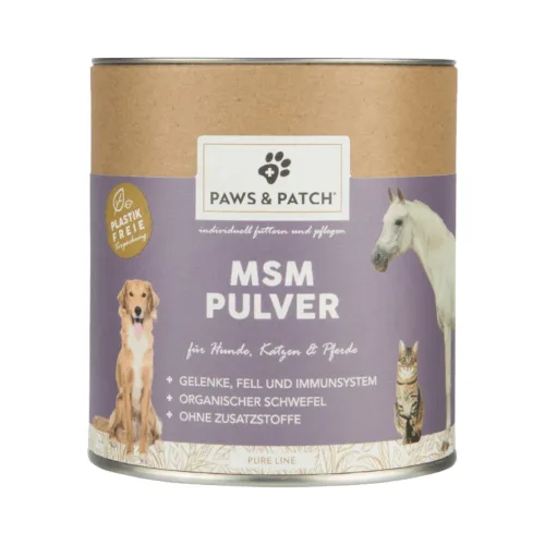 Paws & Patch, Paws and Patch MSM Pulver, Hunde/Katzen/Pferde (400g)