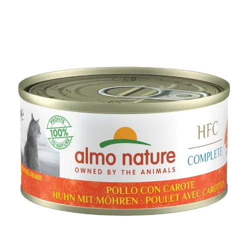 almo nature, Almo Nature HFC Complete mit Huhn und Karotten, Nassfutter für Katzen (70g)